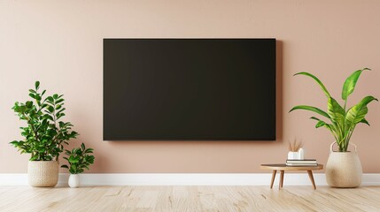 Visually striking product photography, commercial poster of a living room, Mocha Mousse wall, 
