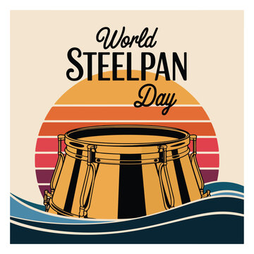 World Steelpan Day Observation Poster
