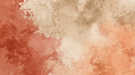 Fototapeta premium High quality photo of warm earth tones of terracotta and sandy beige plain background.