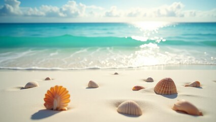 sea shells on beach