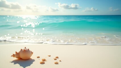 sea shells on the beach