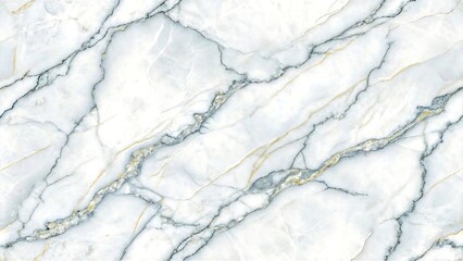 Obraz premium Elegant white marble texture with gray and gold natural veins 