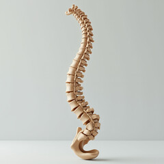 3d rendered illustration of a spine