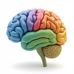 3d rendered illustration of a part of human brain