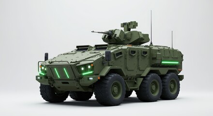 Advanced Military Armored Personnel Carrier: 6x6 Design