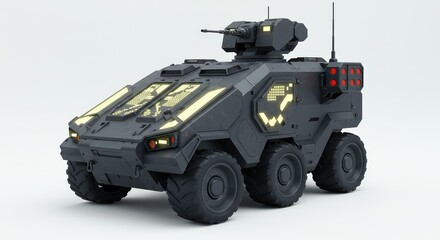 Futuristic Military Armored Vehicle: Design Concept