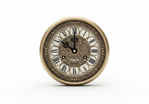 Antique pocket watch and old brass lock with vintage euro coins - Powered by Adobe