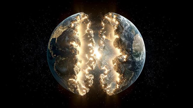 The World Splitting into Two Separate Economic Blocs