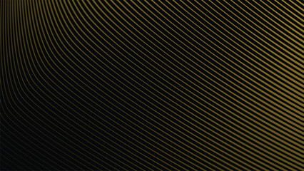 Dark Background with Elegant Gold Stripes Line Pattern for Luxury, Premium, and Modern Design Style