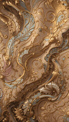 Luxurious Thai silk patterns with seamless lines and sharp lines