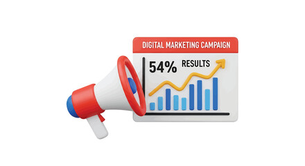 Business growth graph icon with red arrow symbolizing success and financial progress