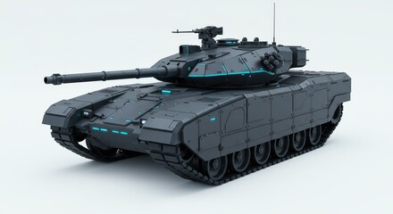 Futuristic Military Tank: Advanced Warfare Vehicle Design