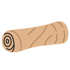 A rolled-up mat or blanket. Great for yoga, beach trips, camping, or picnics.