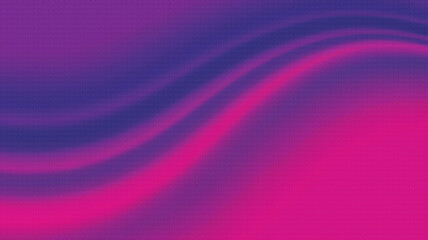 Waves of Color: Abstract Digital Gradient in Deep Purple and Vibrant Pink