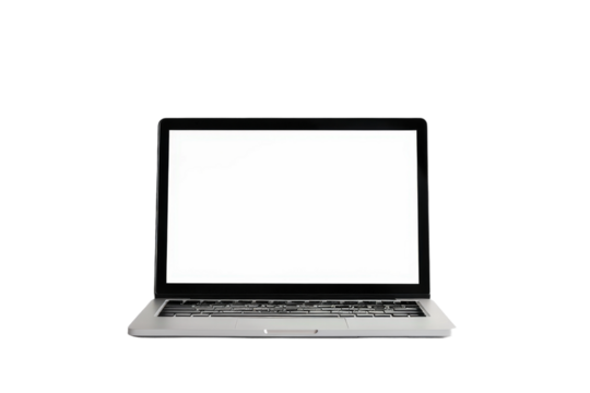Classic white screen window displayed on transparent background - Powered by Adobe