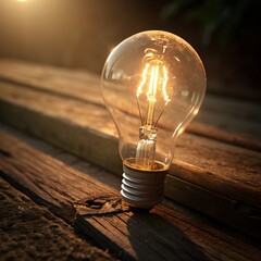 Bright Light Bulb Innovation Lamp Home