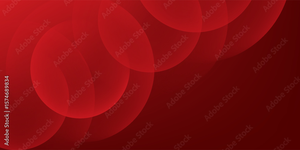 Poster red abstract background. dynamic shapes composition. eps10 vector