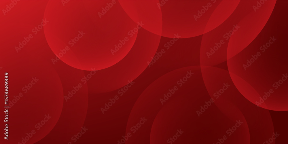 Poster red abstract background. dynamic shapes composition. eps10 vector