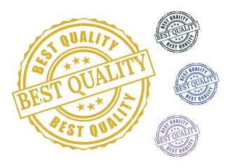 Certified Product Excellence Badges, Best Quality Assurance Label Set  