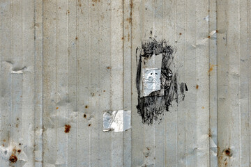 tape on metal