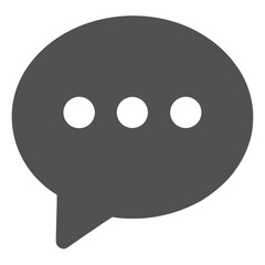 Speech Bubble Vector Icon Communication Message Symbol