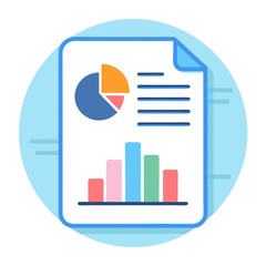 Data Report Infographic Vector Illustration Business Analysis