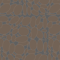 Pebbles background. Pattern. Abstraction. Simple motif. Background, seamless pattern, wrapping paper, prints on clothes, patterns on fabric, scarf, wallpaper, carpet, packaging.