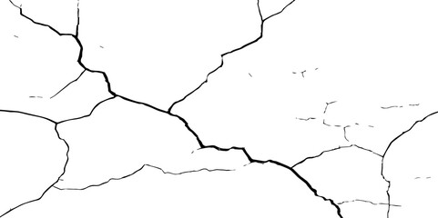 Crack Texture. The cracks concrete texture white and black. Cracked earth. Structure of cracking .Cracks background, cracks texture, grunge background. Cracks in a wall background