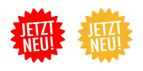 Naklejka premium Jetzt neu !