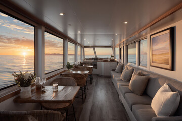 experience epitome of luxury with exquisite interiors aboard premium yachts
