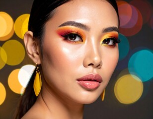 Colorful Artistic Makeup Look