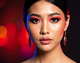 Colorful Artistic Makeup Look