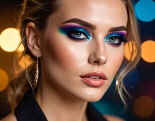 Colorful Artistic Makeup Look