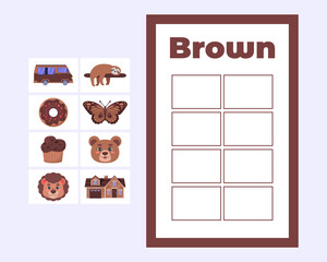 35 - Kids color cards