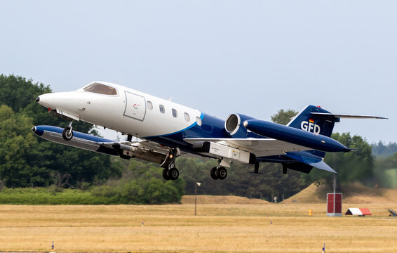 Learjet 35A jet aircraft from Gesellschaft fur Flugzieldarstellung (GFD) 