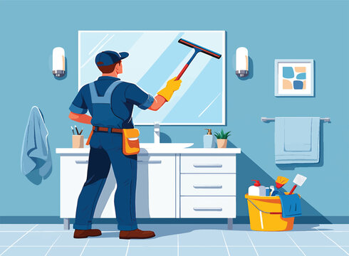 Professional Bathroom Cleaning Service Sparkling Clean Results