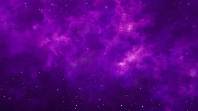 abstract star space scene with purple and black colors seamless looping motion background - Powered by Adobe