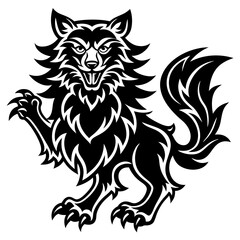 Obraz premium lion head tattoo