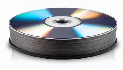 Fototapeta premium cd or dvd disc isolated on white background