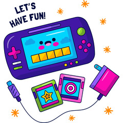 vector illustration of a mobile phone