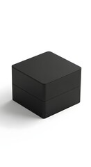 Black box mockup square box product box packaging box present box gift box isolated mockup for design 100 character