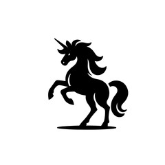 unicorn silhouette , unicorn vector