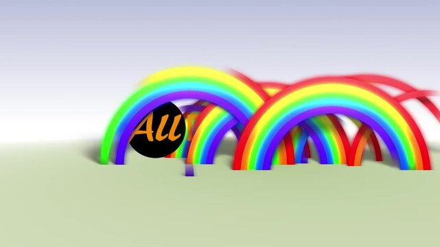 abstract rainbow background