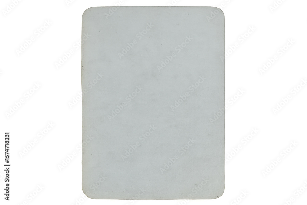 Aufkleber empty antique paper card with rounded corners isolated on transparent background, providing copy spa