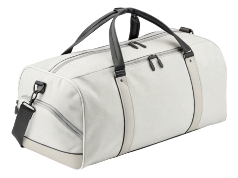 Team duffel bag PNG sports duffle PNG athletic carry bag PNG gym equipment bag PNG transparent background image