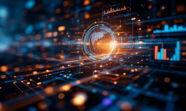 Digital interface technology visualization