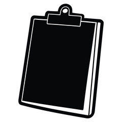 clipboard on white background 