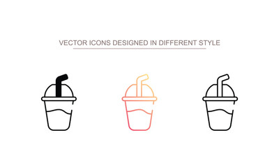 Slush icon design with white background stock illustration