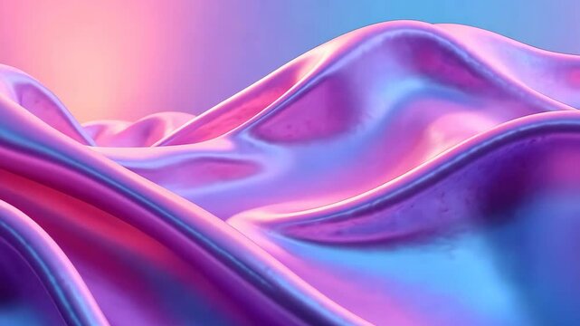 Abstract background of pink and purple silk with metallic fluid texture, luxury concept of high quality packaging and fashion branding.