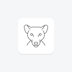 Fossa, vector, pixel perfect, illustrator file